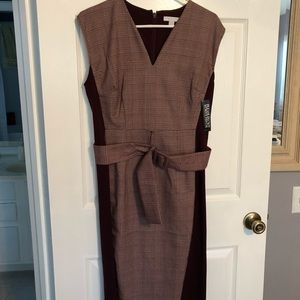 Plaid Midi Dress